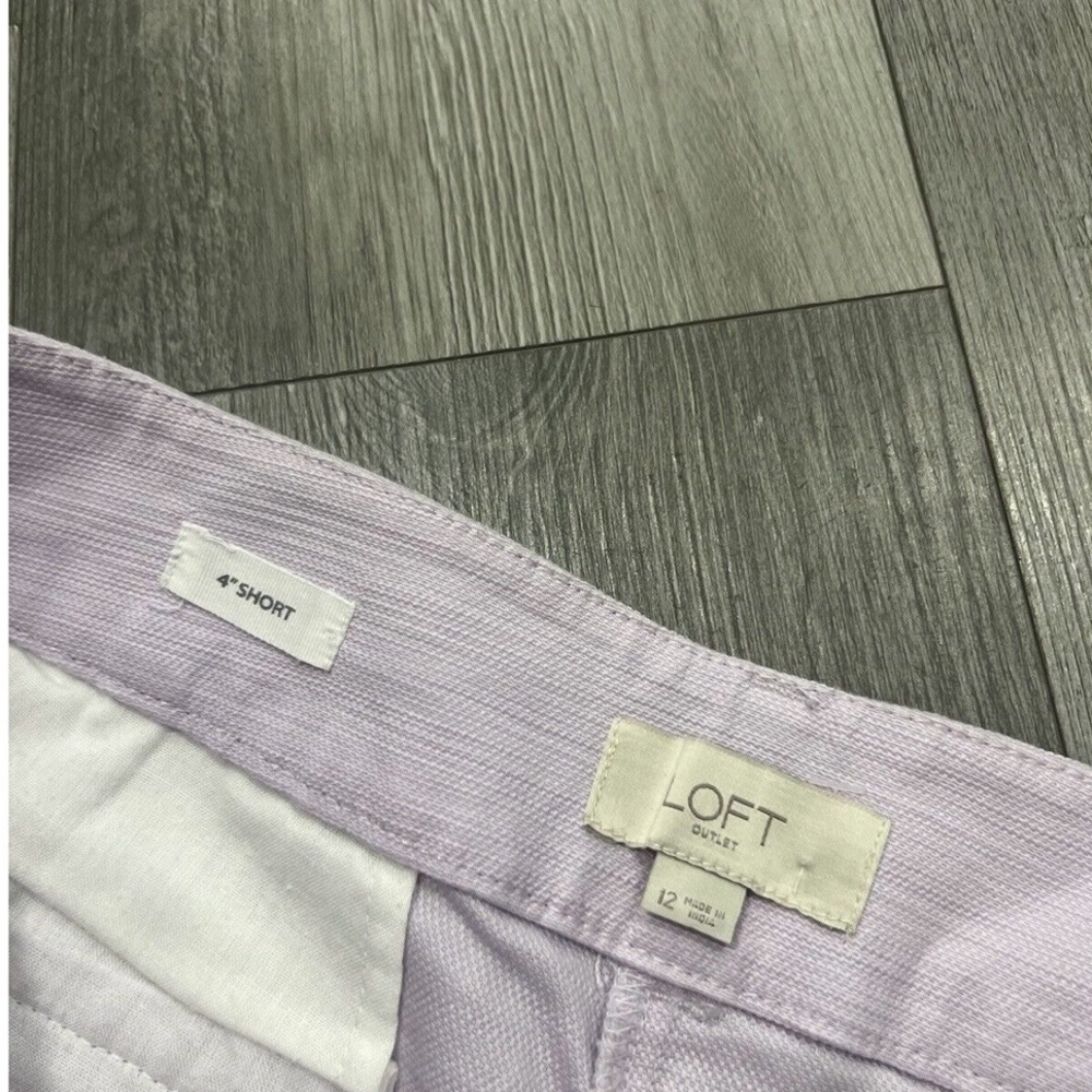 $5 Loft Lavender Shorts - Picture 3 of 5